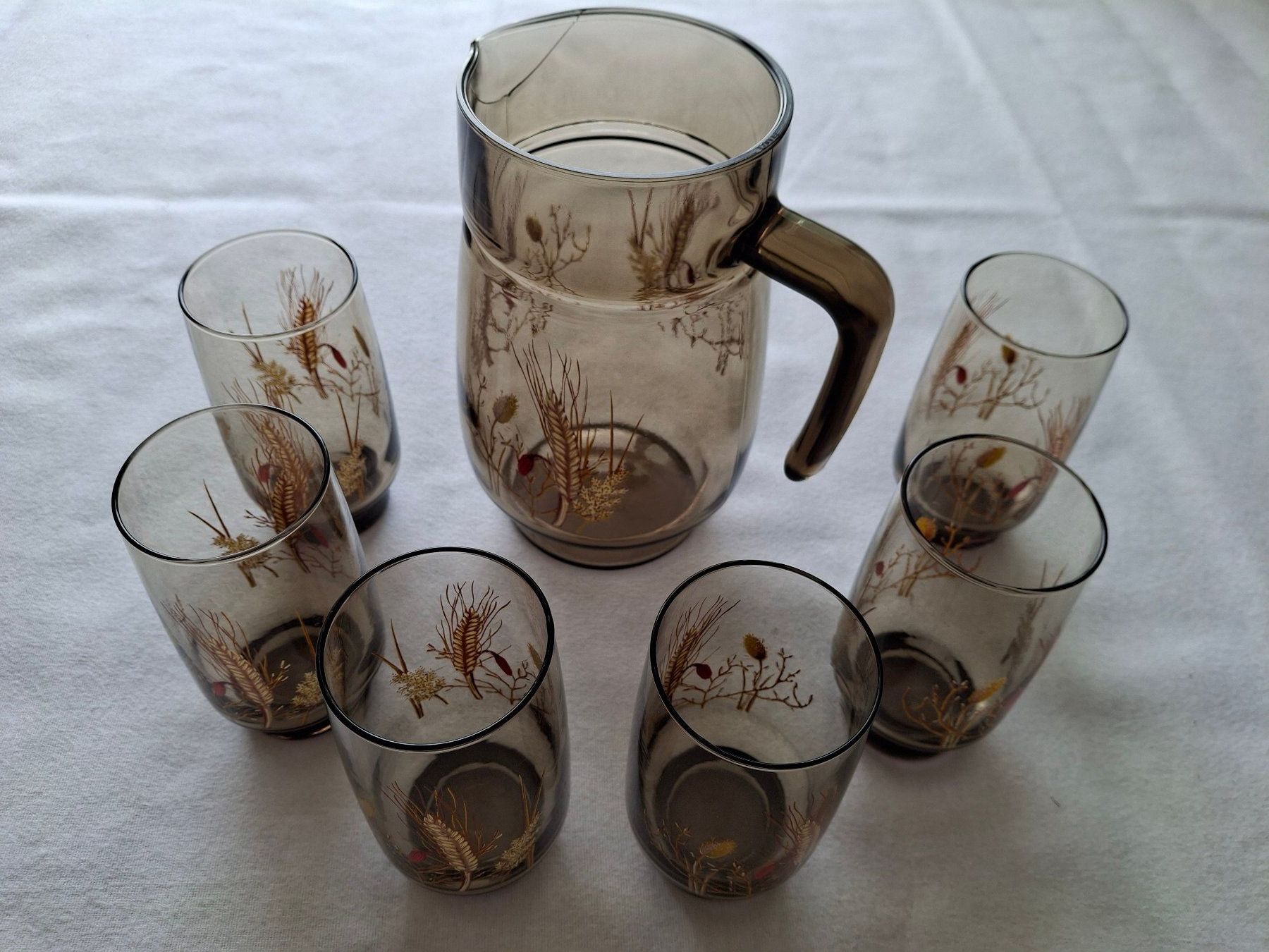 Carafes: Glaskrug mit 6 Gläsern – D'occasion à Wädenswil par yde_nws9