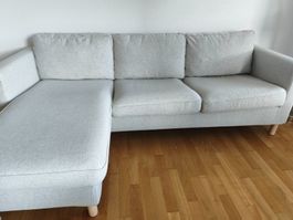 Sofa mit Stauraum, hellgrau, 240x 80 x150cm, super Zustand!