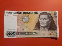PERU - 500 Intis 1987 UNC (A6328824Q)