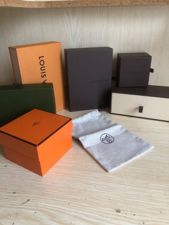 2 Boîtes écrin Hermès Authentiques - Occasion Mais En Bon état - Parfaites Pour Rangement Ou Cadeau