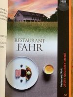 Restaurant FAHR Sulz 2FÜR1 Gourmet-Menü Gutschein