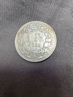 1 Franken Muenze 1894 Helvetia guter Zustand