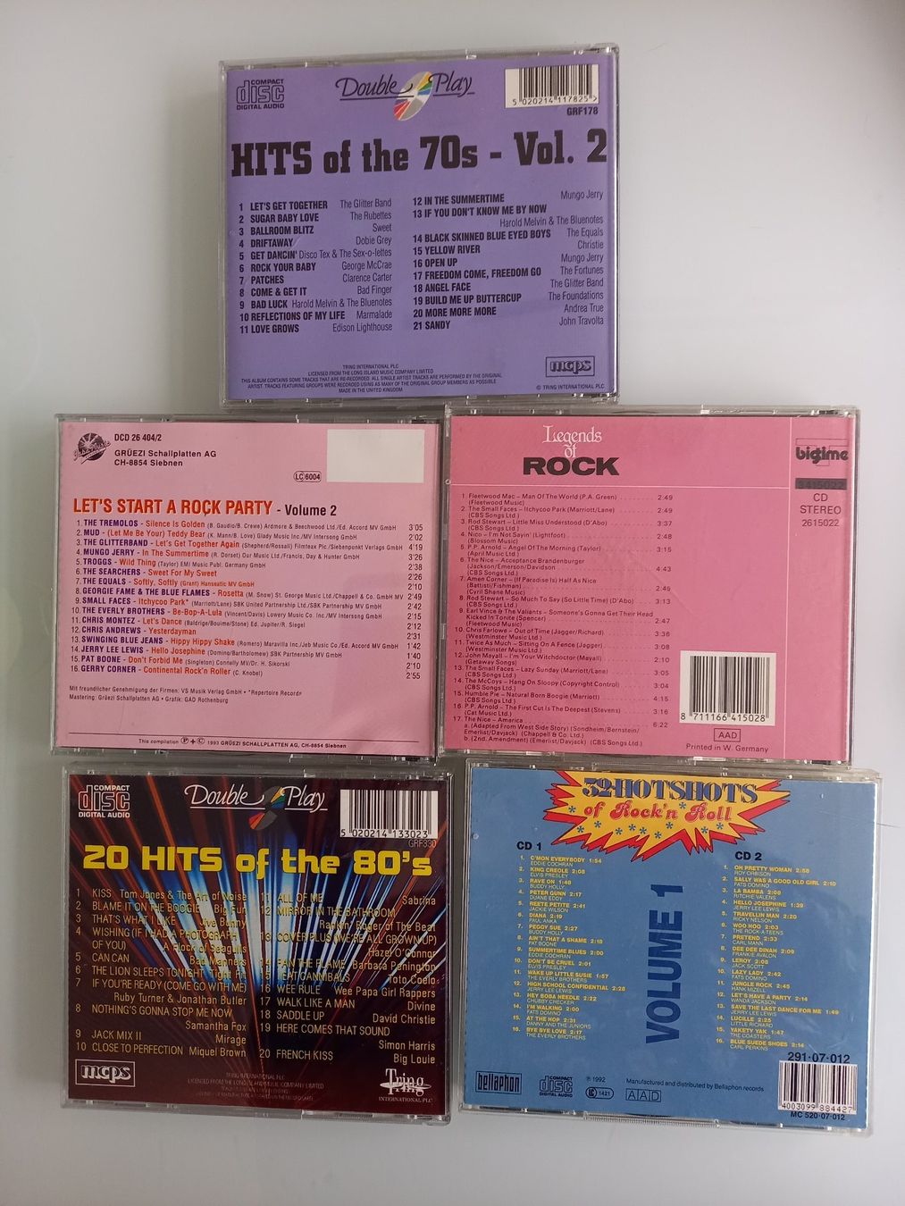 CDs: Set 5 CD Party Rock Hits 70s 80s – Gebraucht aus Unterengstringen von saraman 1