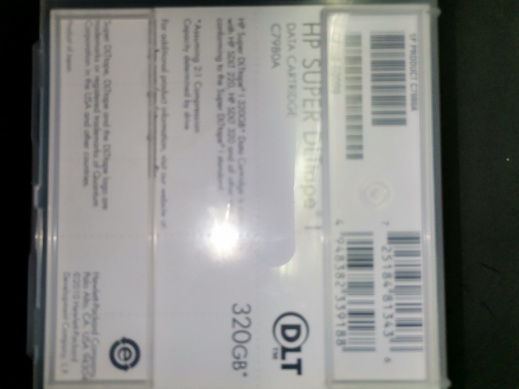 Hewlett Packard Dischi rigidi: HP SUPER DLTape I, 320GB, C7980A – Nuovo (secondo la descrizione) da Kleindöttingen venduto da Katze99 3