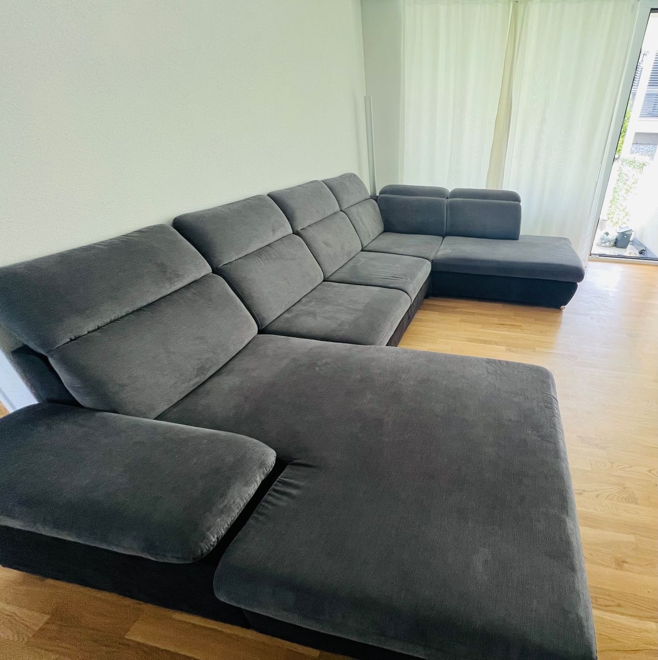 Sofas: Wohnlandschaft Anthrazit Top Zustand! – Neu (gemäss Beschreibung) aus Root von bxq_jdn2 3