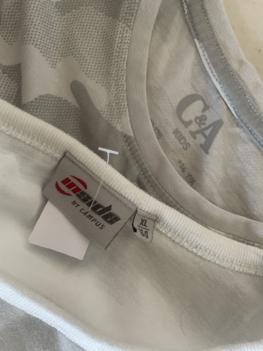 C&A Camicie, T-shirt & Polo: 2 Tanktops Gr.164/70 C&A Inside – Usato da Obergerlafingen venduto da cabo4 2