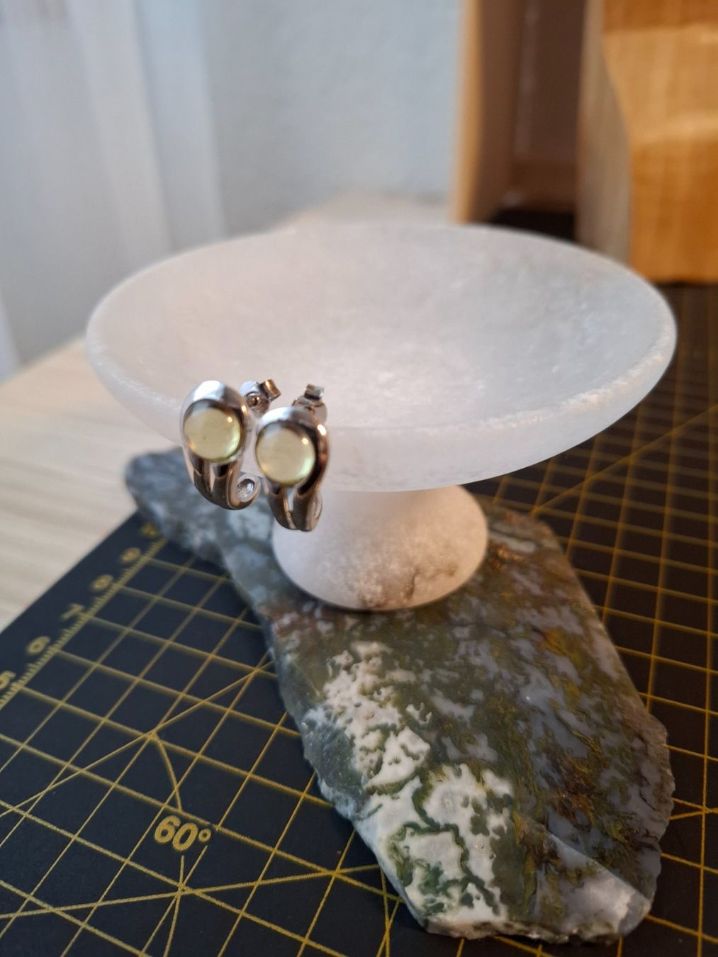 Orecchini pendenti & Orecchini a lobo: Ohrschmuck mit Quarzstein S 925 – Usato da Zwieselberg venduto da Halifaxmendusli