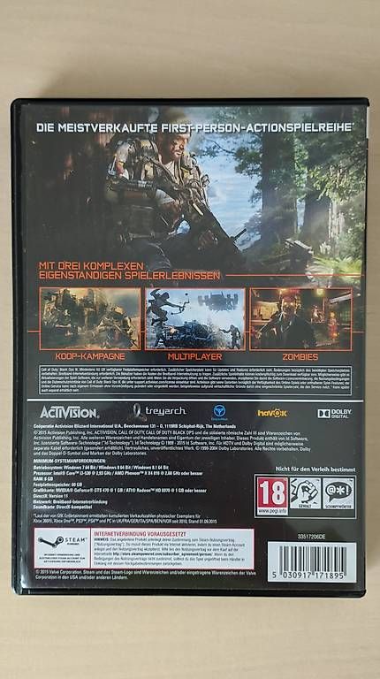 Spiele: Call Of Duty Black Ops 3, PC Version, Neuwertig – Neu (gemäss Beschreibung) aus Ballwil von bom_ar 1