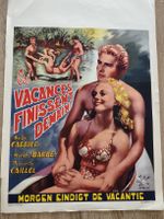 Affiche Belge de film Les Vacances finissent demain