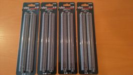 Neuwertig KATO Unitrack N 20-000 Gerade 248 mm 16 Stk. OVP