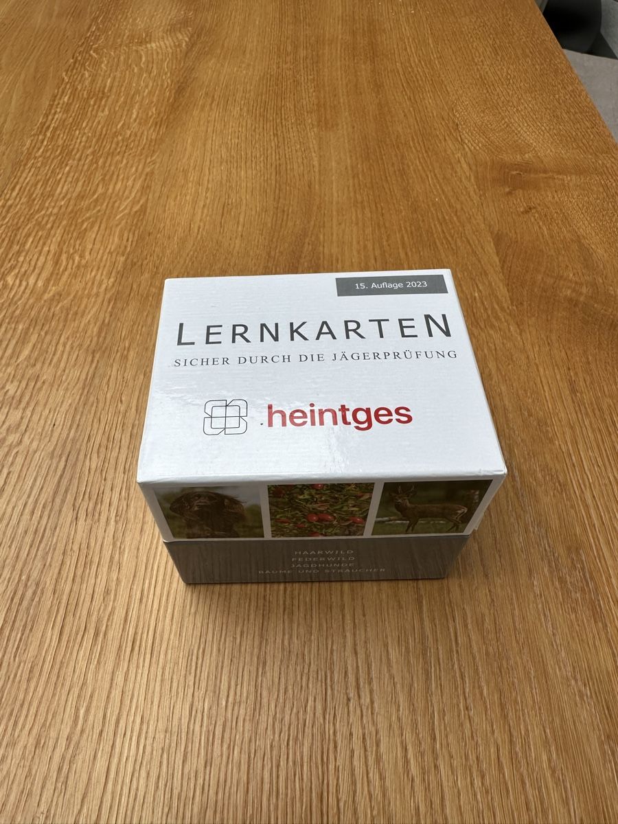 Libri: Heintges Lernkarten, Sicher durch die Jägerprüfung – Usato da Rüderswil venduto da CS80