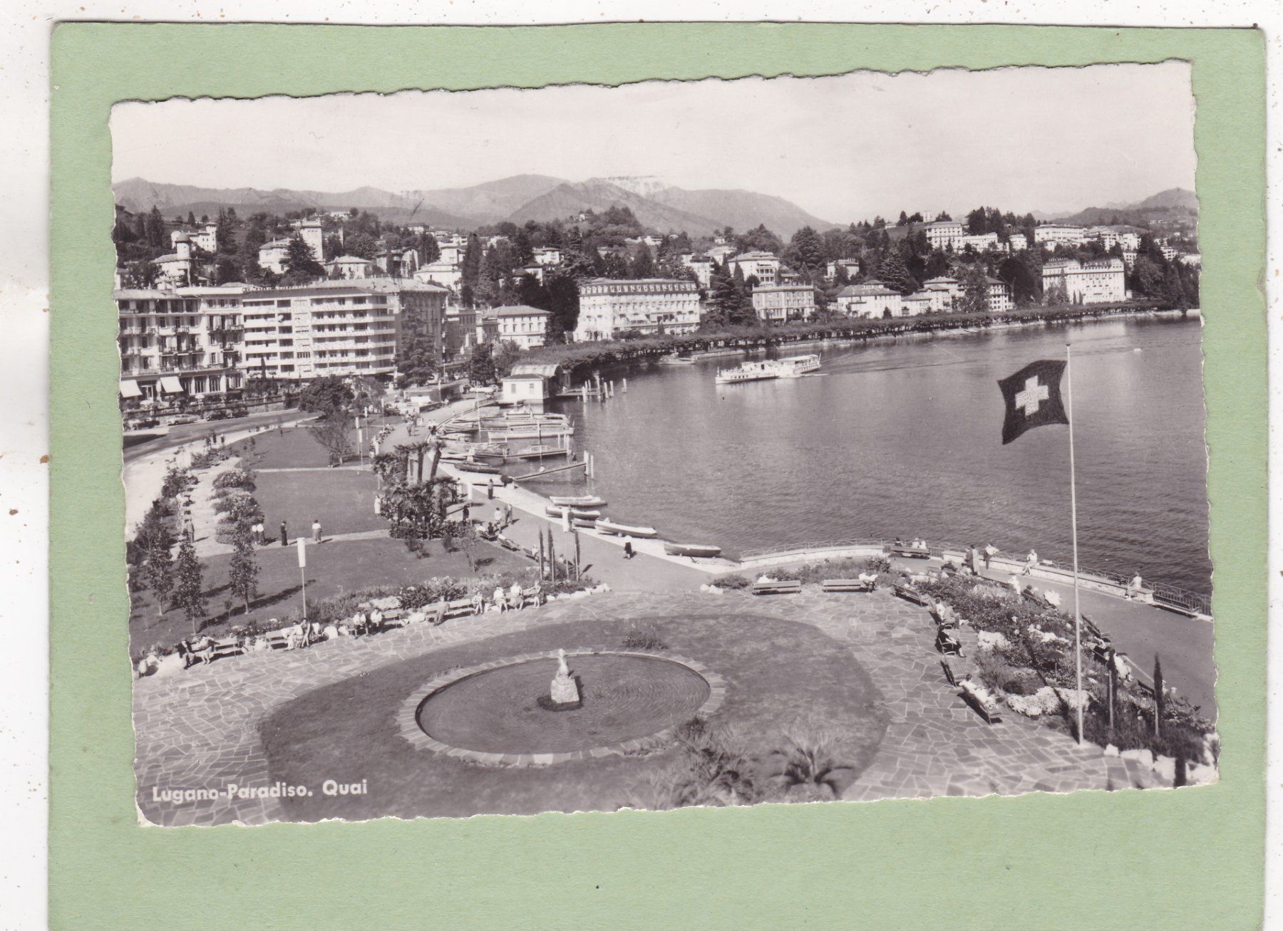 Cartoline postali: Lugano Paradiso Quai 1963 – Usato da Herisau venduto da Lisegrat2008