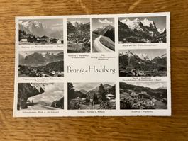 Alte Postkarte Brünig-Hasliberg,