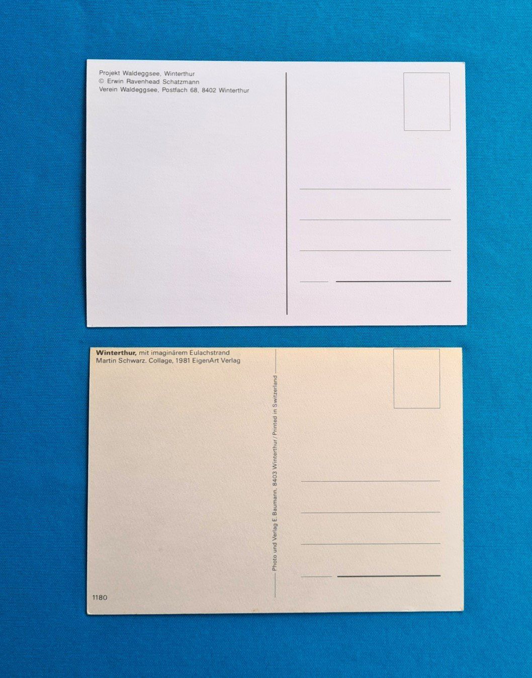 Cartoline postali: Ansichtskarten Winterthur "Fake News" – Usato da Saland venduto da V-Tour 1