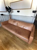 Ledersofa von Interio - hellbraun
