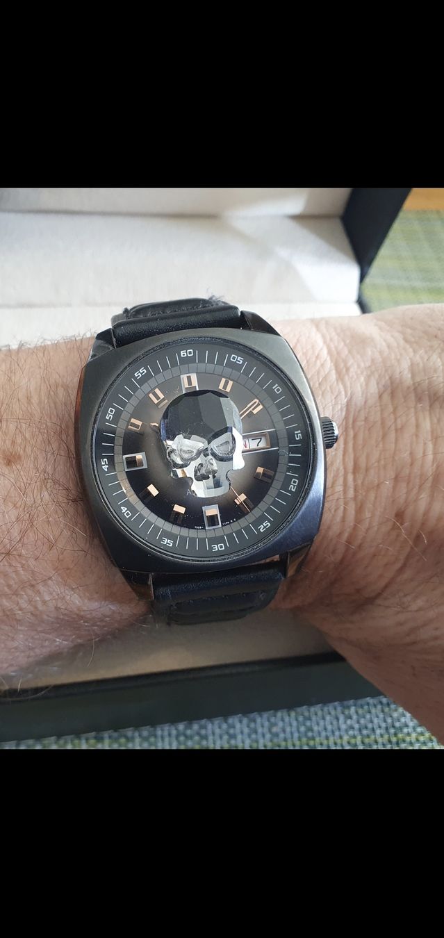 Uhren: Automatic Uhr mit Swarovski Skull – Gebraucht aus Oberglatt ZH von watchkurt 3
