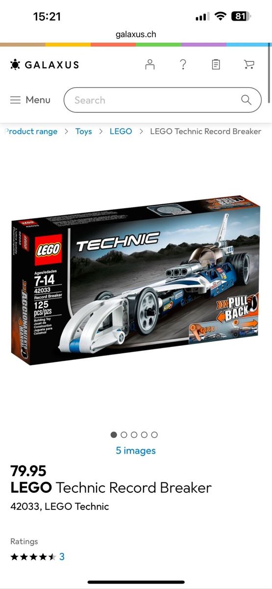 Lego Spielzeuge: Lego technic  42033/42091/42057 – Gebraucht aus Jonen von chrispluess 2
