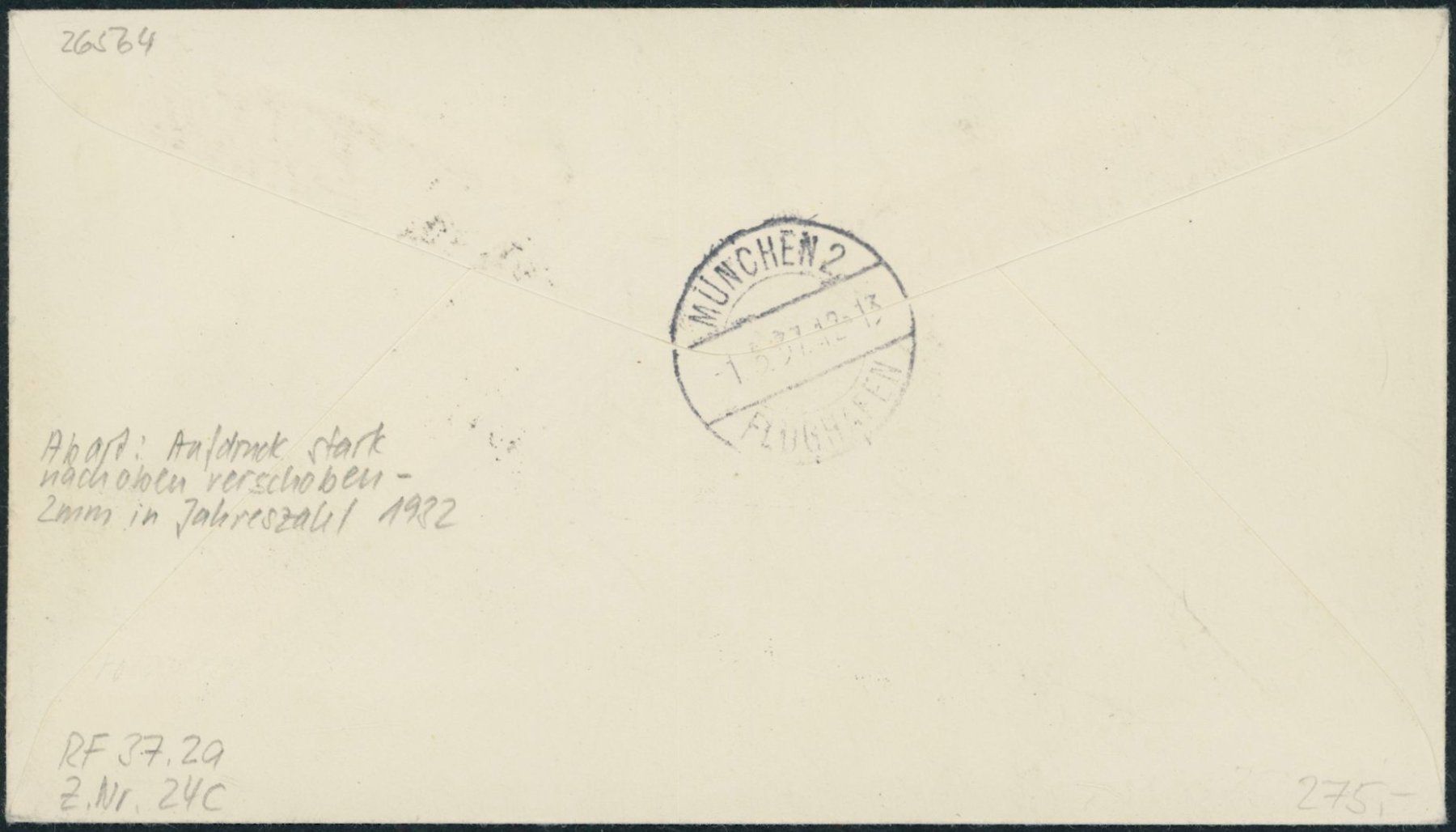 Tutti i francobolli: 1936 - Flugpost - Abart - Brief – Usato da Schindellegi venduto da leecollect 1