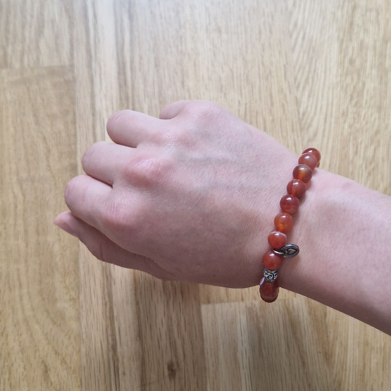 Bracciali & Braccialetti: Armkette Armband Edelstein Karneol echtes Silber – Nuovo (secondo la descrizione) da Frenkendorf venduto da gca_d2qp 4