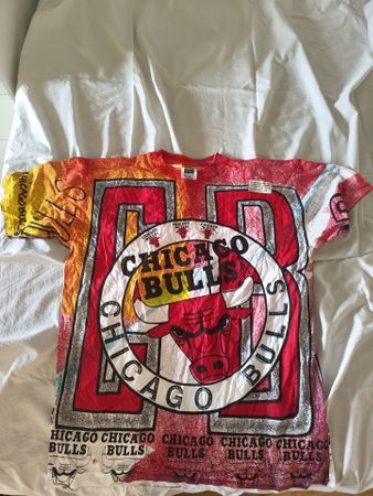 Chicago Bulls T-Shirt Magic Johnson T's Grösse M rot