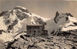 Zermatt, Gandegghütte mit Breithorn