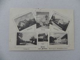 Karte Brütten ZH 1910 Post Geschäft