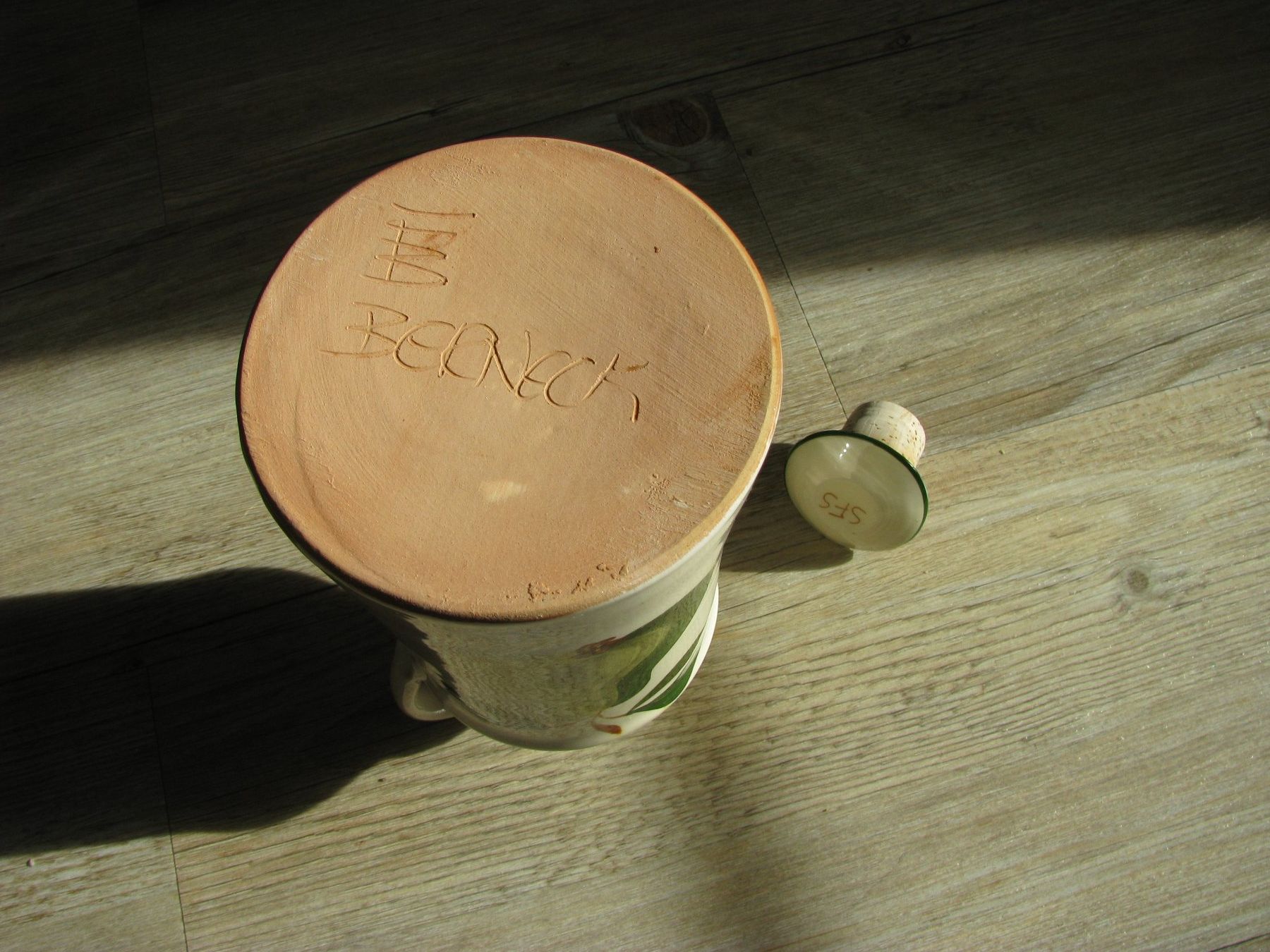 Caraffe: Carafe - Pichet - Karaffe-Flasche - BERNECK - signiert – Usato da Zweisimmen venduto da Domii 4