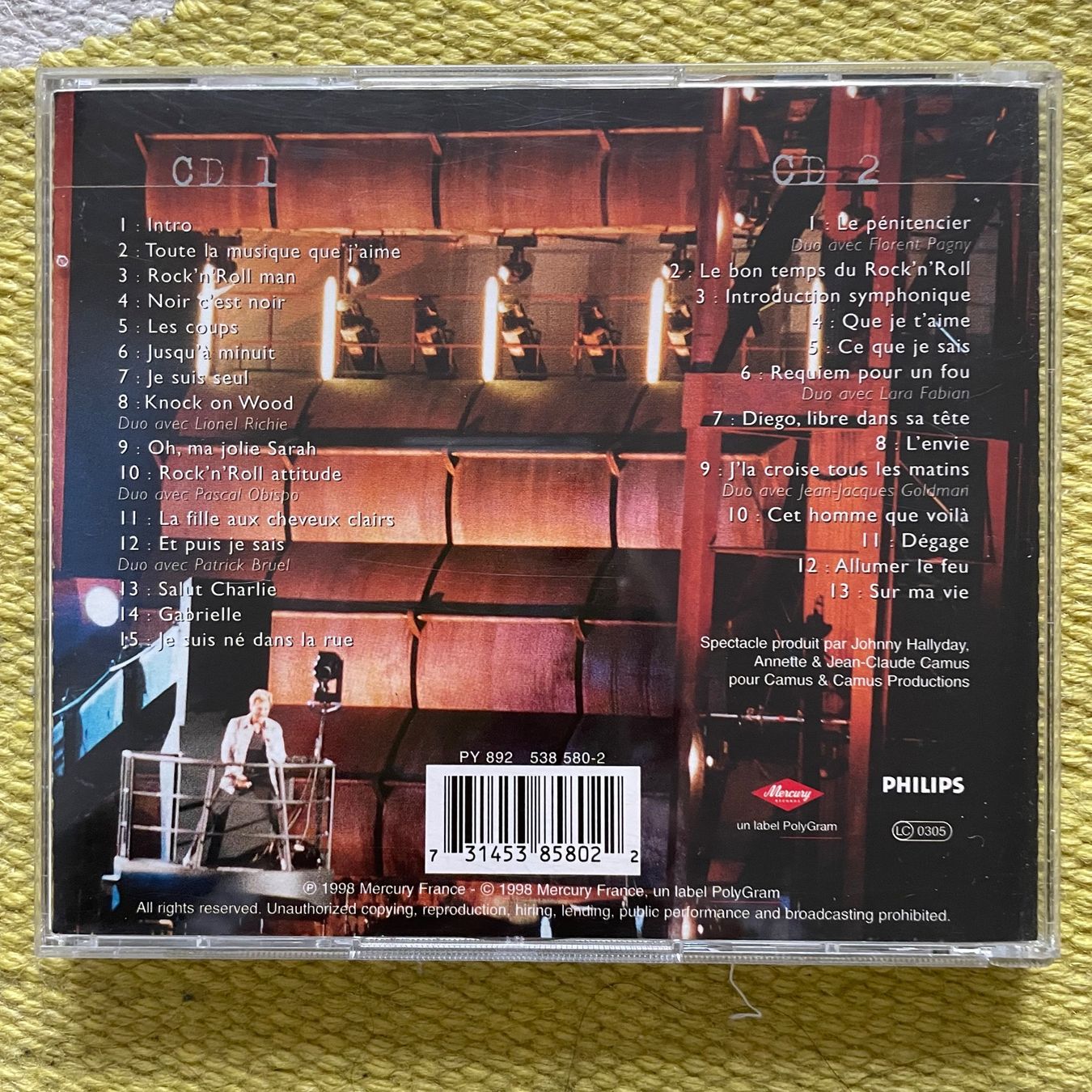 CDs: JOHNNY HALLYDAY-2CD ALLUME LE FEU – Gebraucht aus Rorschacherberg von CD-Roli 1