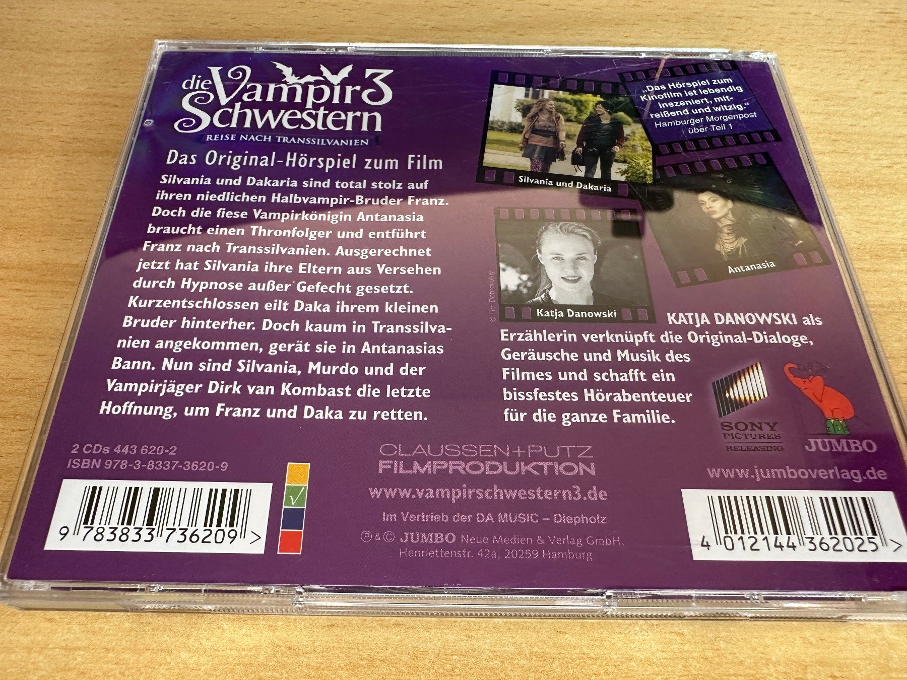 Audiolibri: Franziska Gehm - Die Vampirschwestern 3 - 2 CD – Usato da Rikon im Tösstal venduto da Alpenmutz 1