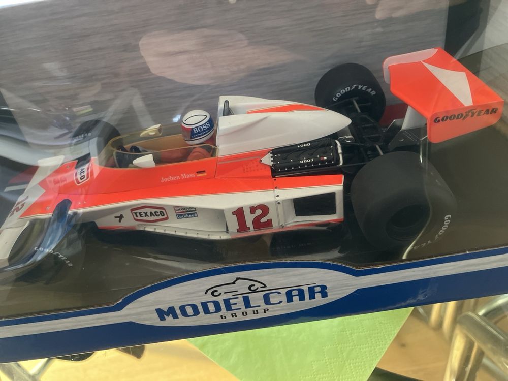 GP Replicas 1/18 – McLaren M23 1976 #12 J. Mass – F1 Miniature Résine