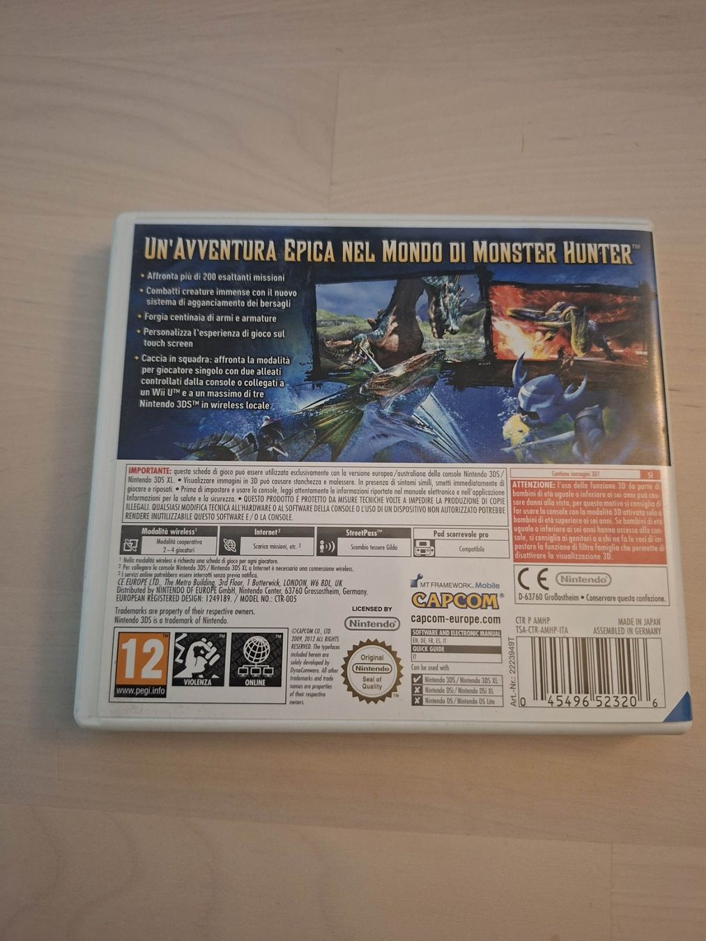 Capcom Jeux: Monster Hunter 3 Ultimate (Nintendo 3DS) – D'occasion à Meilen par Unbis 1