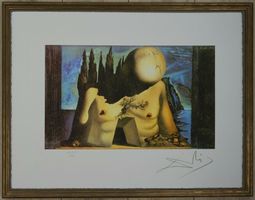 SALVADOR DALI    HANDNUMMERIERT RUCKSIGNIERT