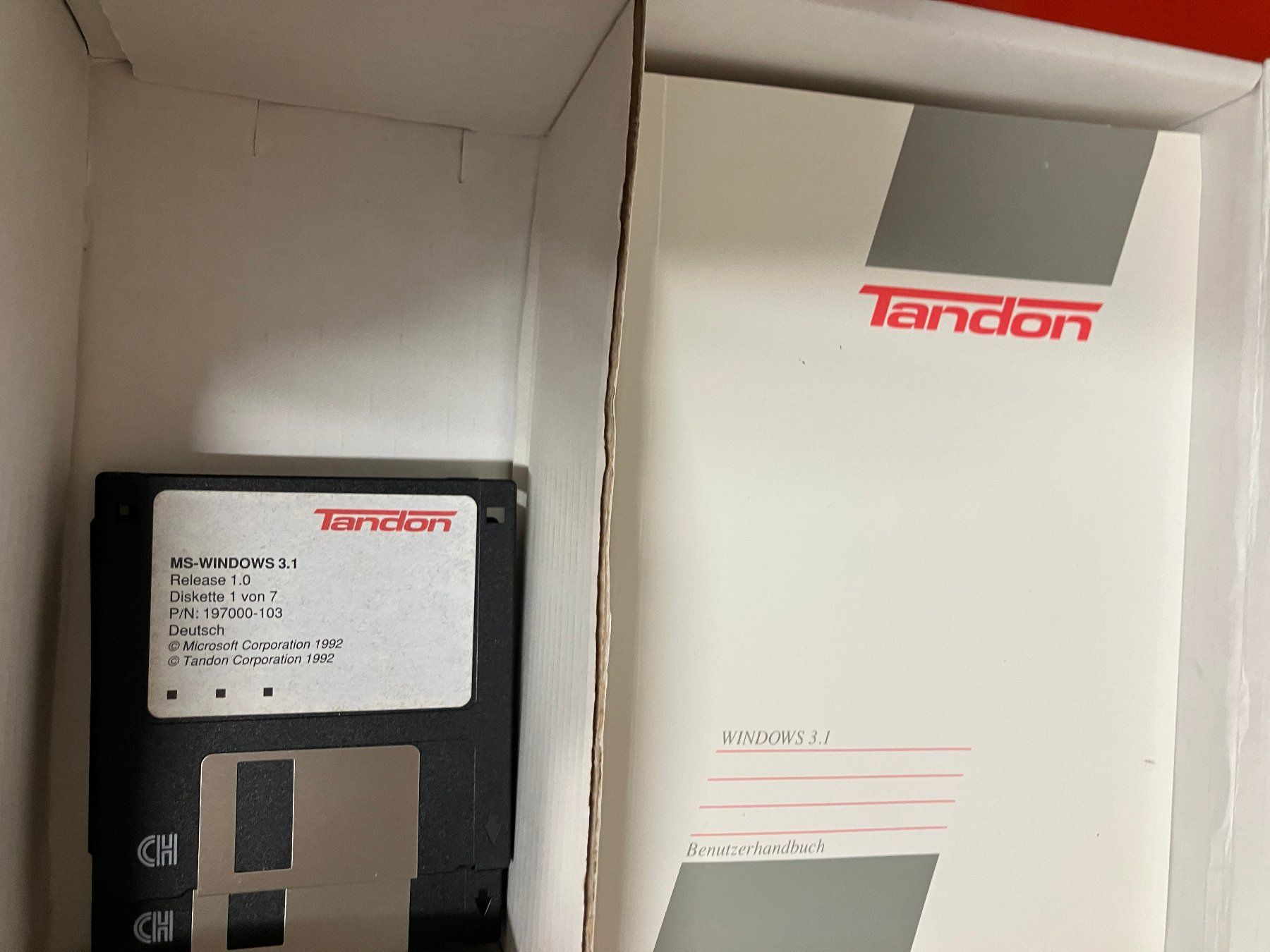 Microsoft Software: Windows 3.1 OEM Version von Tandon – Usato da Wetzikon ZH venduto da Herbi_58