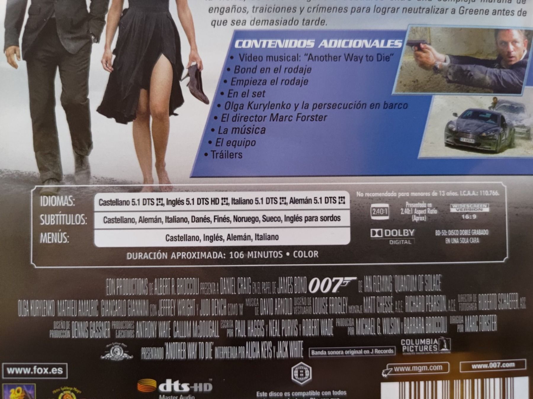Tutti i DVDs: James Bond 007: Ein Quantum Trost – Usato da Liestal venduto da Kratzilla 3