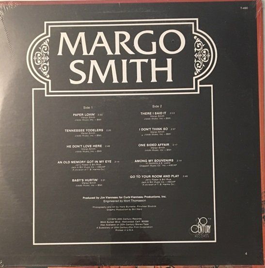 Dischi in vinile: Margo Smith - Margo Smith (LP) – Usato da Grüningen venduto da azulgrisvinyl 1