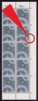 1967_448.1.09_EUROPA Zahnräder_Abart«DEFEKT AM ZÄHNUNGSRIES»