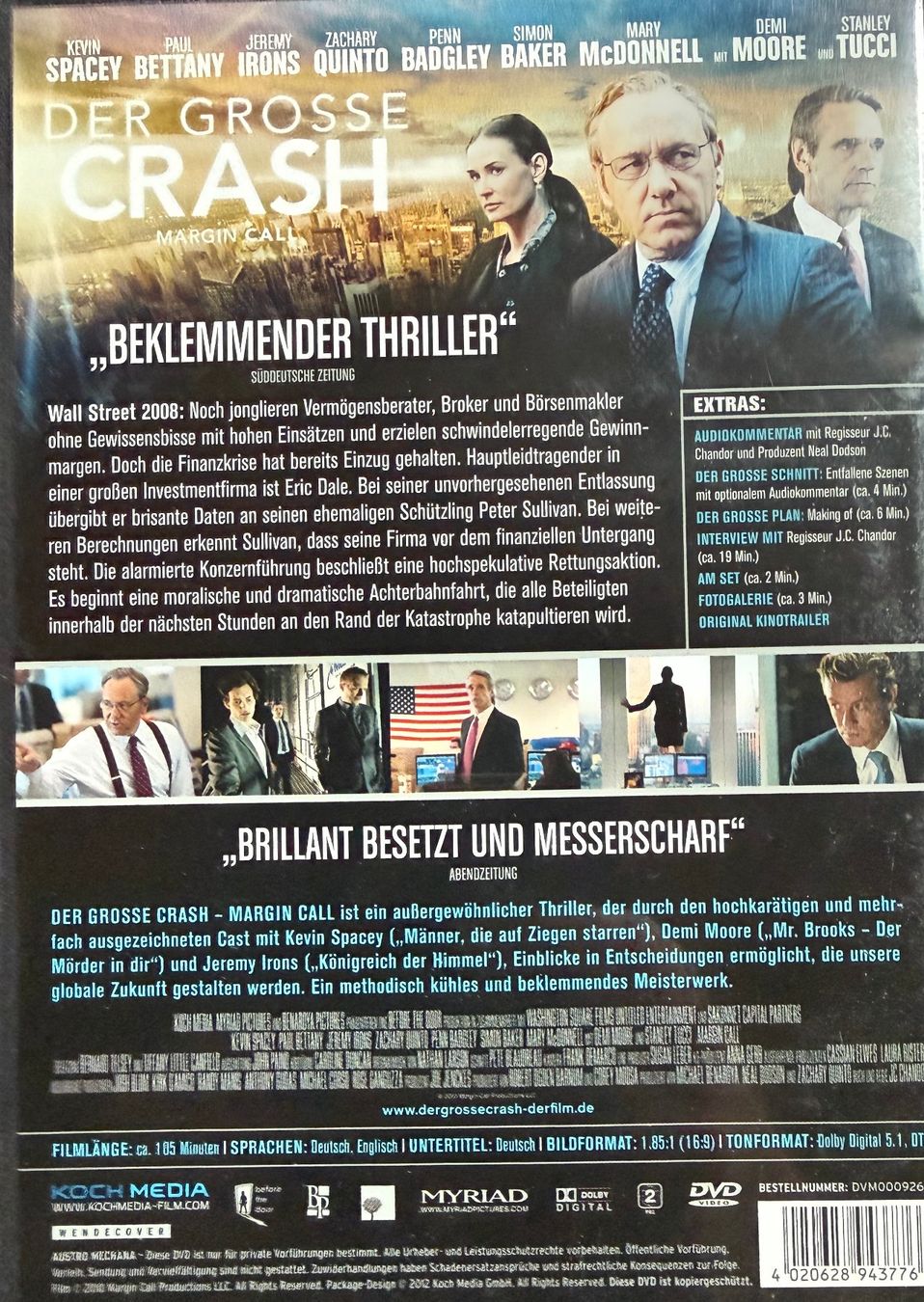 Alle DVDs: DVD - der grosse Crash / Margin Call – Gebraucht aus Zäziwil von kreative-ideen 1