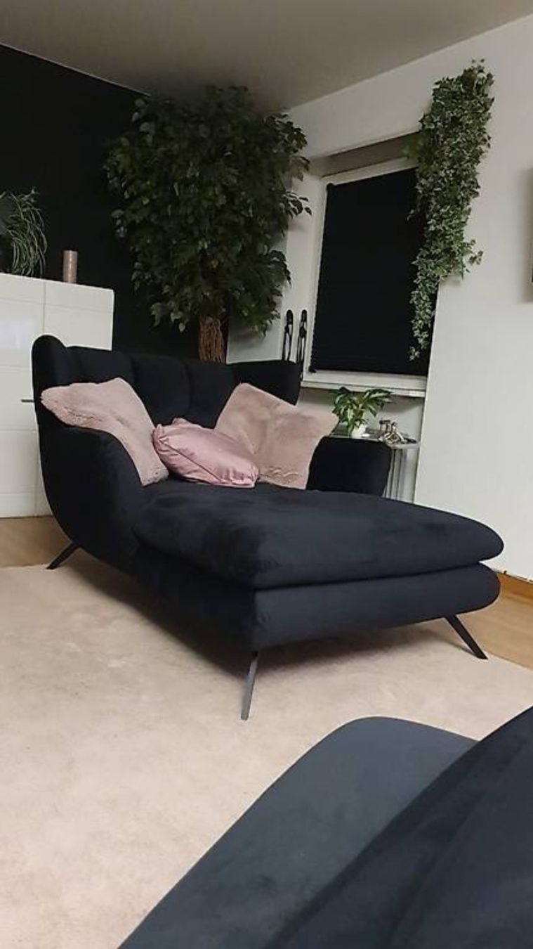 Liegen & Liegestühle: Schwarze Lounge Chaise Sofa Sessel – Gebraucht aus Lyss von cosmolino 2