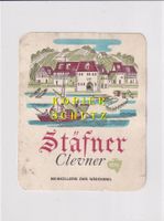 Etikette für Wein - Stäfner Clevner /bd