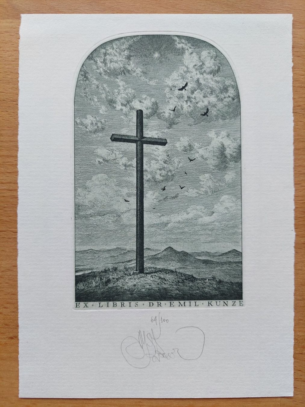 Stiche: Exlibris Konstantin Kalinovich - Original Kupferstich sign. – Gebraucht aus Obfelden von Exlibris-Art