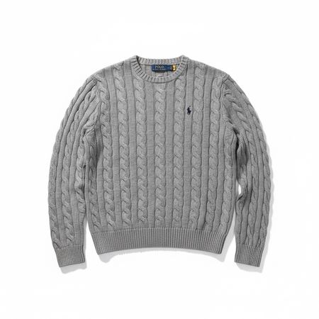 Pull torsadé Polo Ralph Lauren Gris - M #19