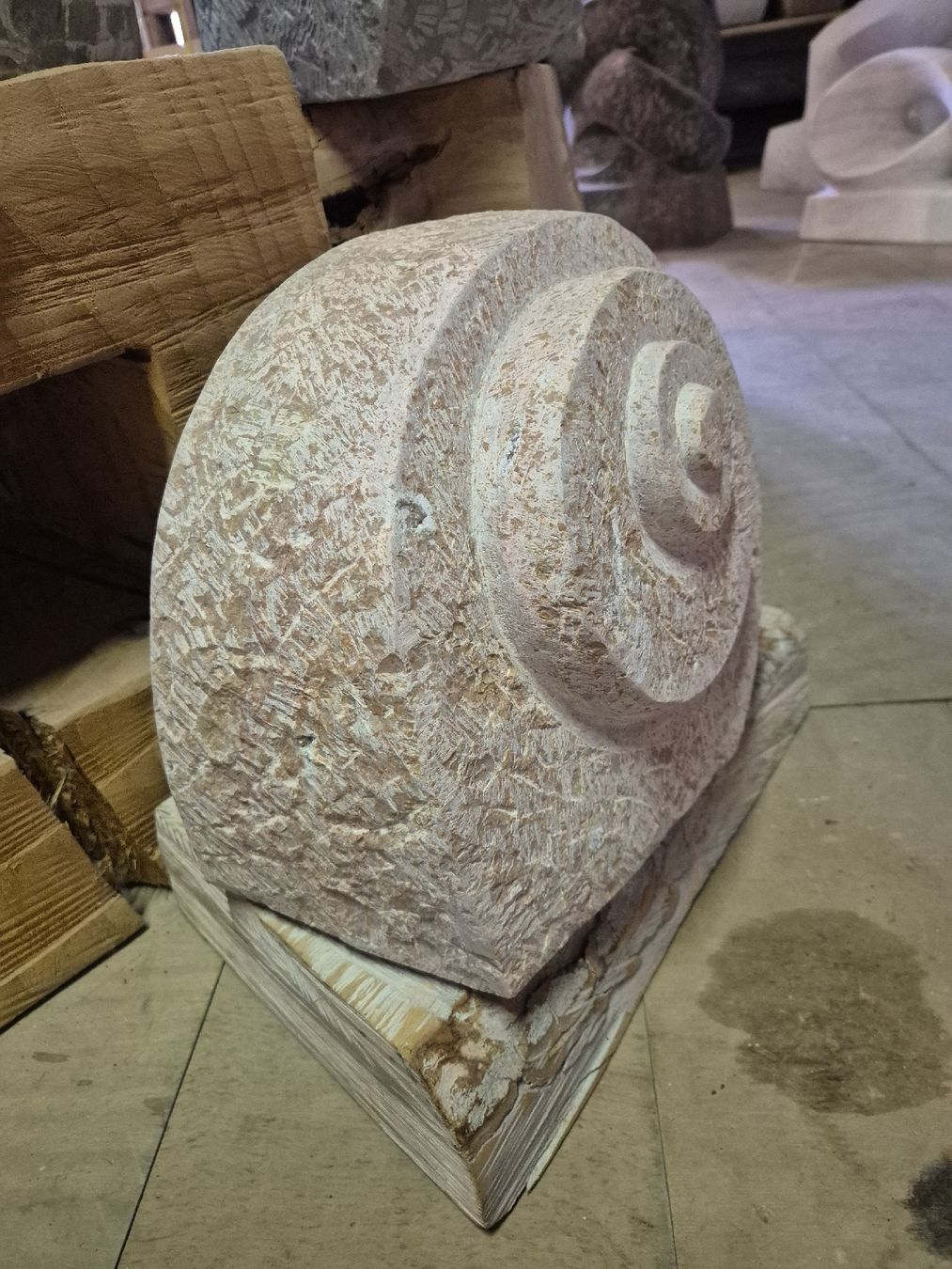 Sculptures & Statues: Steinschnecke – Neuf (Voir description) à Ehrendingen par Amigo5 2
