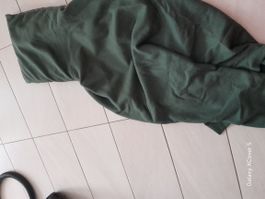 Coperta in pile verde scuro