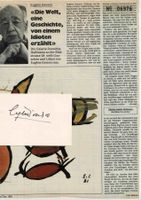 Eugene Ionesco Orginlautogramm des Autors und Maler aus rumä