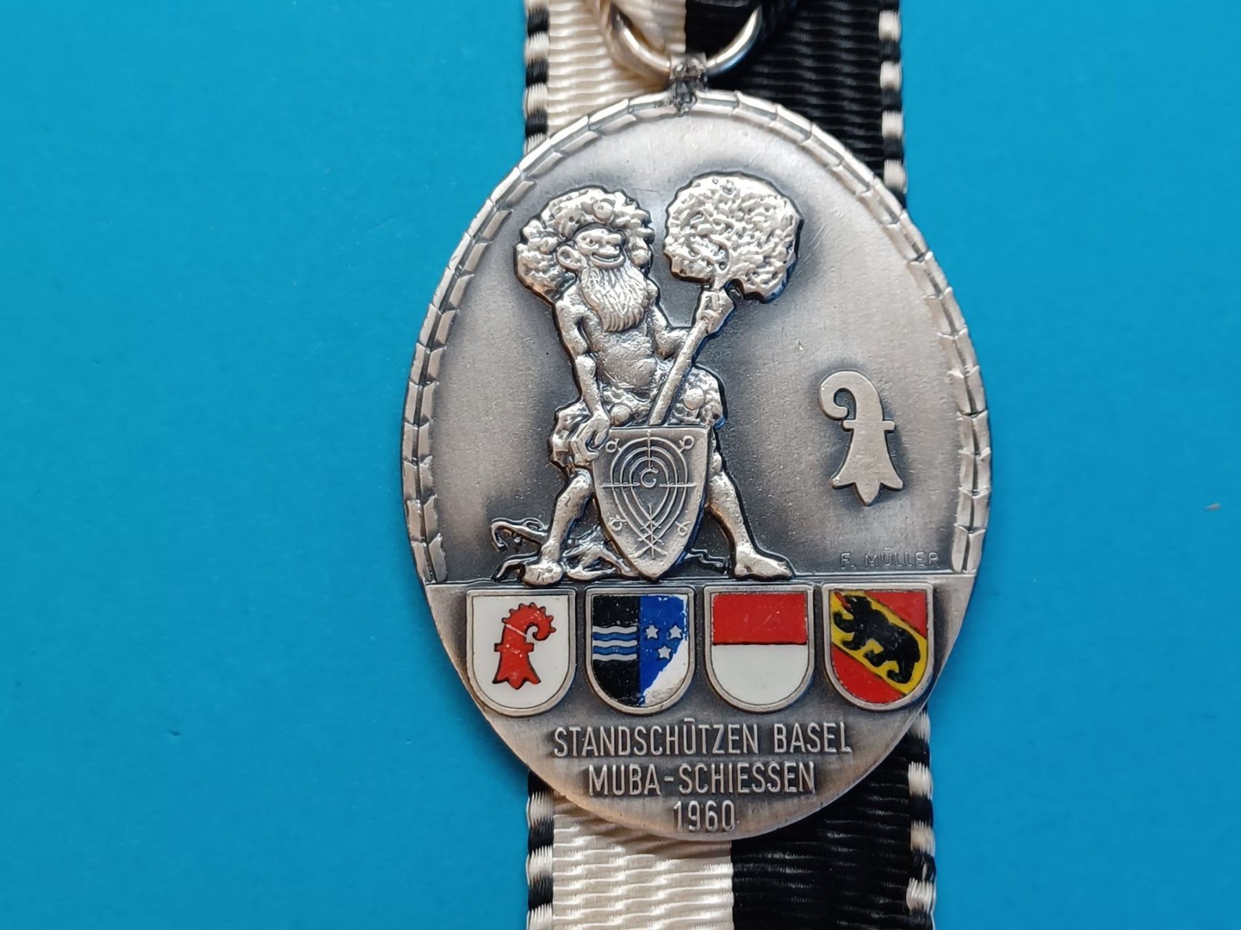 Medaglie: Basel Muba Schiessen 1960  (P662) – Usato da Schwanden GL venduto da Suvorov