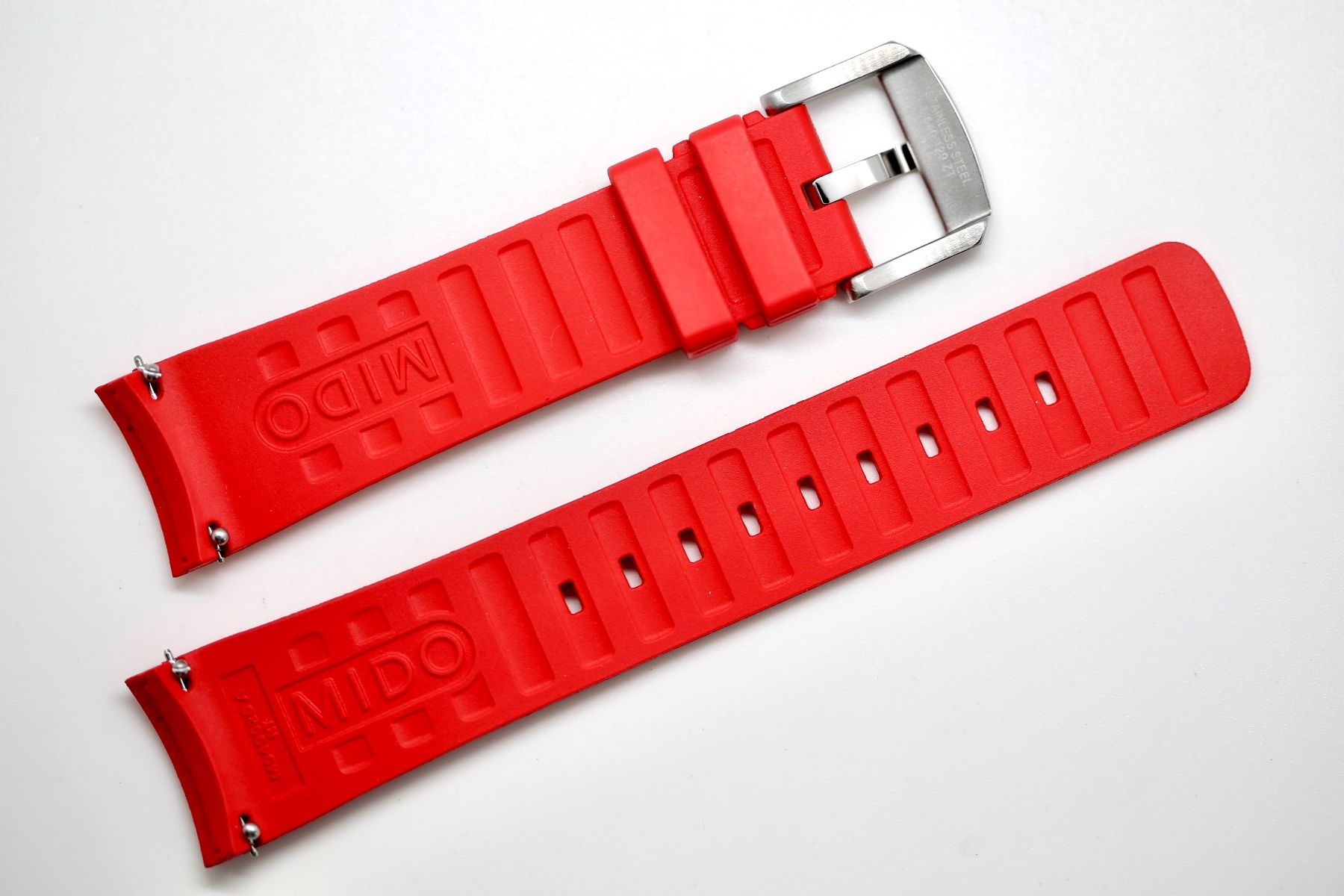 Mido Montres: Mido Kautschukband 22mm – Neuf (Voir description) à Reinach BL par Han-Numismatik 1