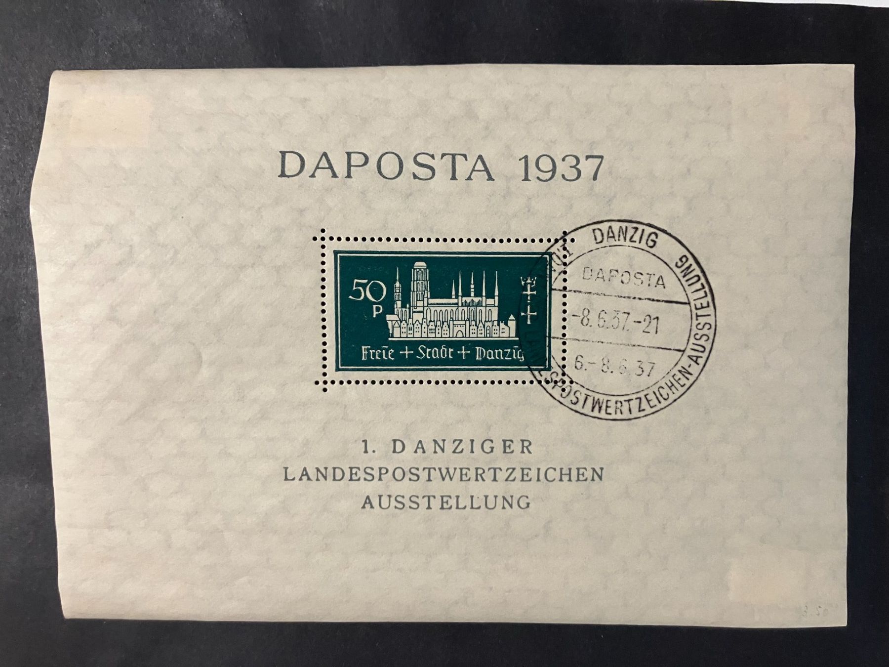 Tutti i francobolli: Danzig 1937, Bl 1+2 gestempelt, KP EUR 360 – Usato da Würenlos venduto da Eulenpostuhu