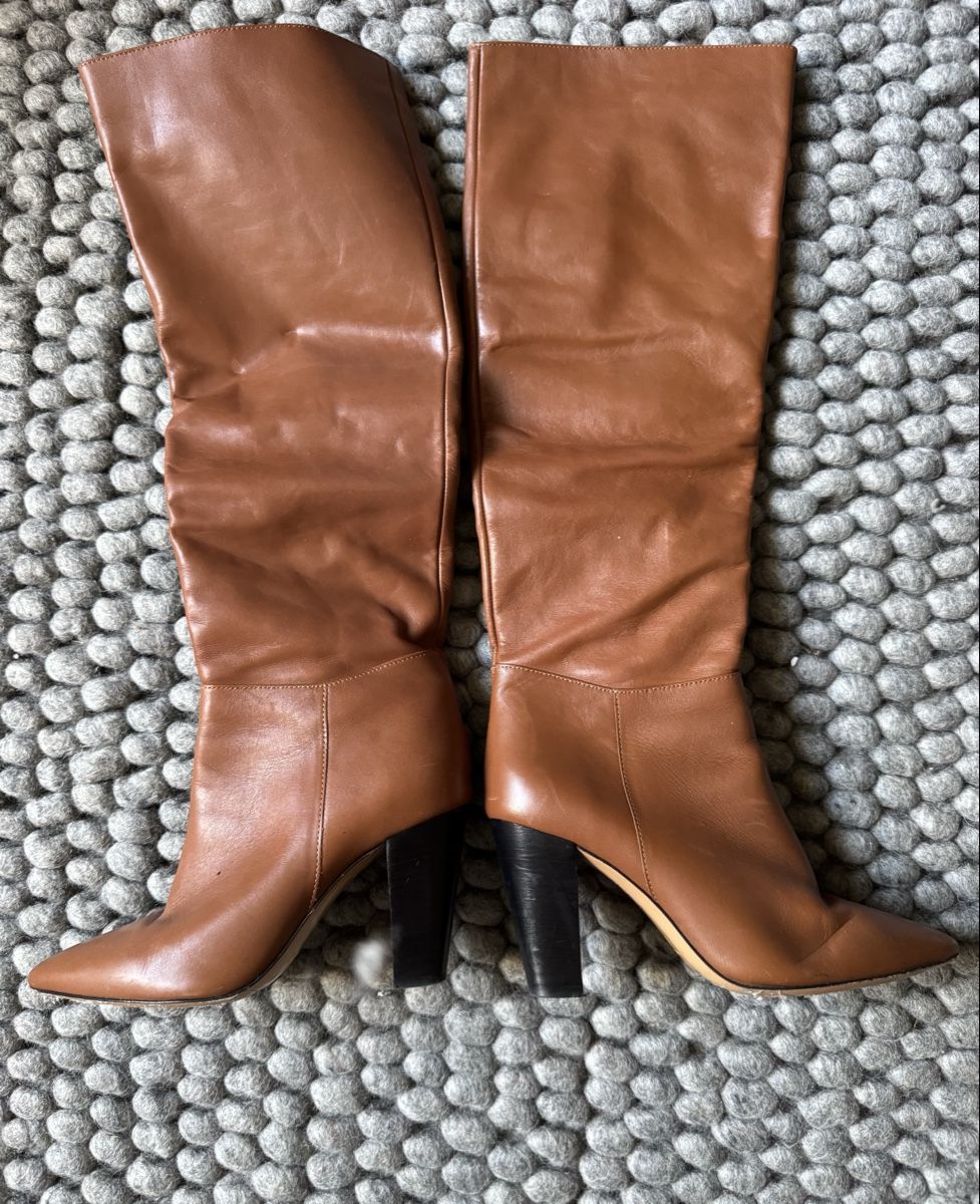 Maje Scarpe da donna: Bottes Majé en cuir cognac T.36 – Nuovo (secondo la descrizione) da Genève venduto da inf_2ggr 1