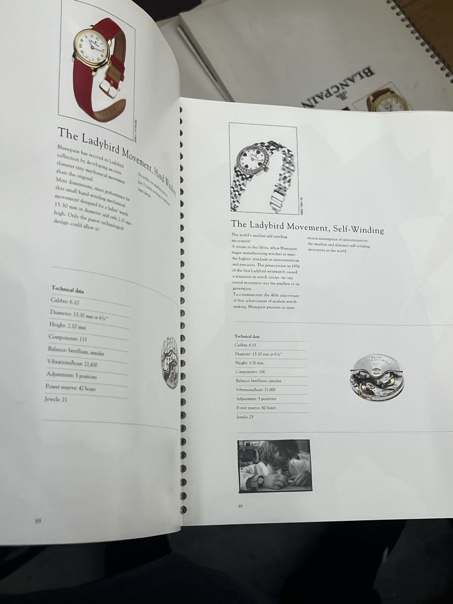 Bücher: Blancpain Katalog von 2000 – Gebraucht aus Wettingen von NickInc 1