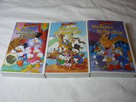 3x Rare VHS Erstausgabe - Duck Tales - Walt Disney